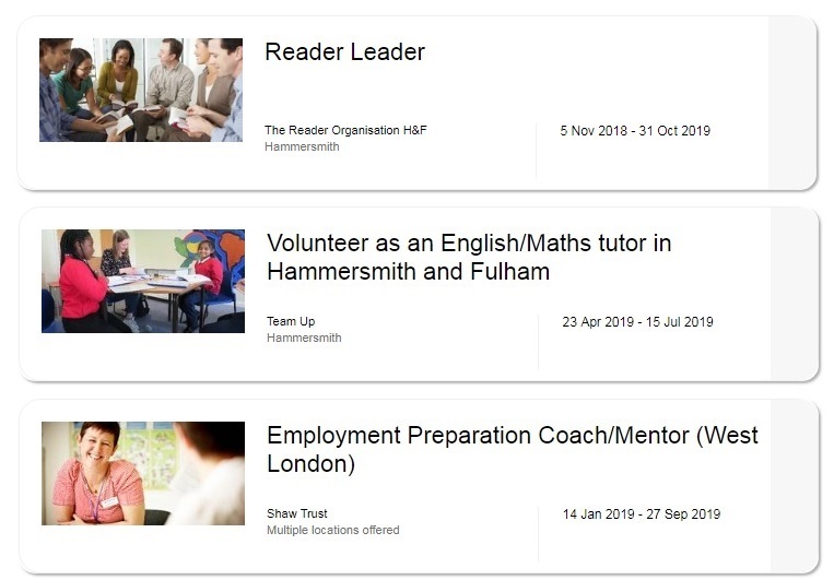 do-it.org hammersmith opportunities