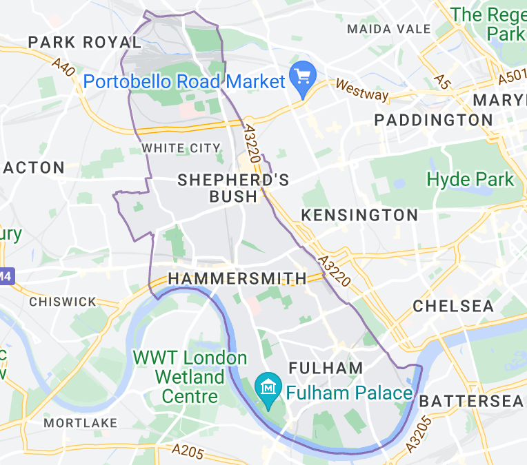 Hammersmith & Fulham Map